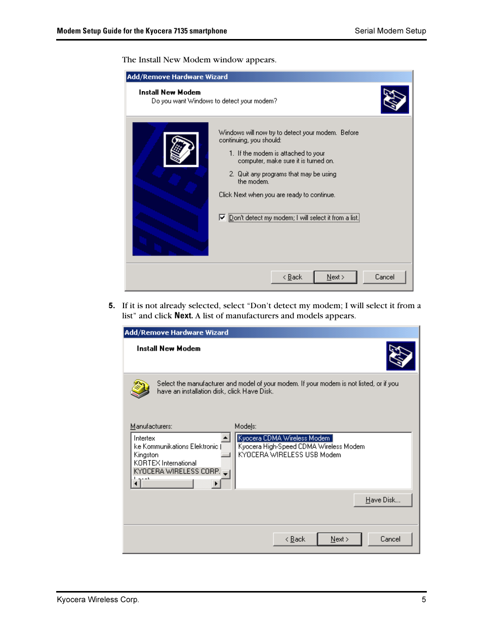 Kyocera 7135 Smartphone User Manual | Page 7 / 12