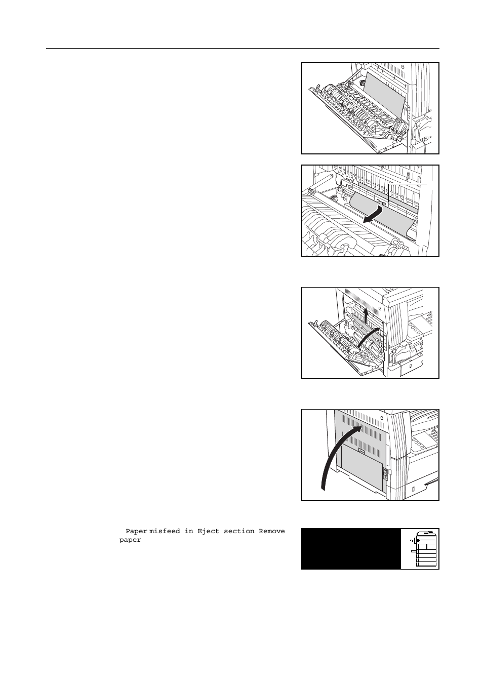 Paper jam in the paper output slot | Kyocera 1650 User Manual | Page 119 / 140