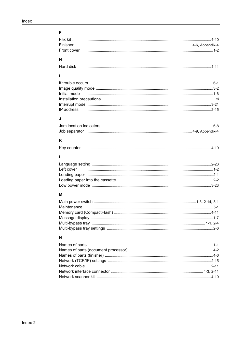 Kyocera 1650 User Manual | Page 132 / 140