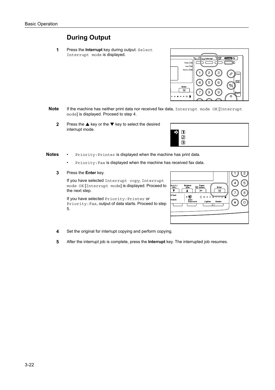 During output | Kyocera 1650 User Manual | Page 78 / 140