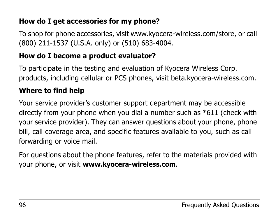 Kyocera 2100 Series User Manual | Page 116 / 123