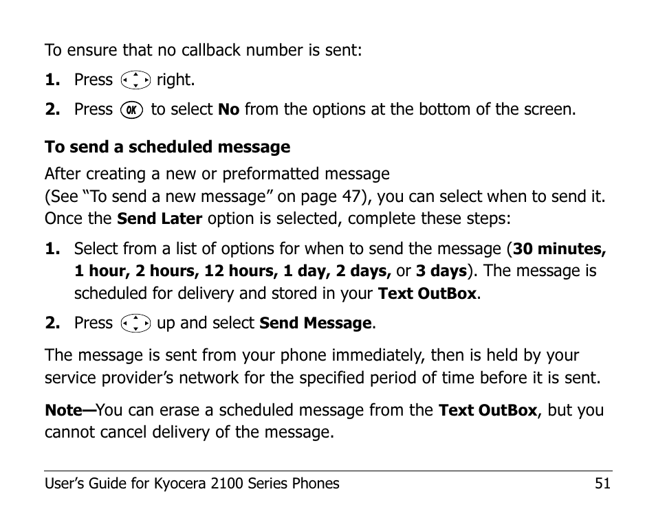 Kyocera 2100 Series User Manual | Page 71 / 123