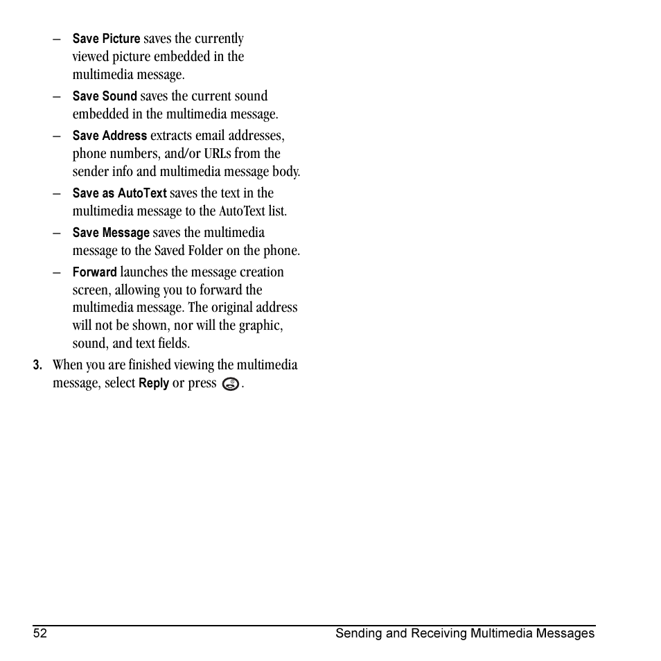 Kyocera VMKX5C User Manual | Page 60 / 72