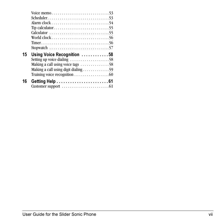 Kyocera VMKX5C User Manual | Page 7 / 72