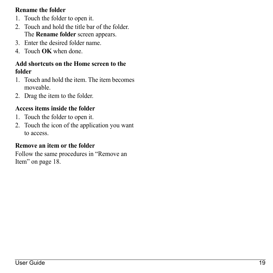 Kyocera Sanyo Zio ZioTM M6000 User Manual | Page 19 / 102