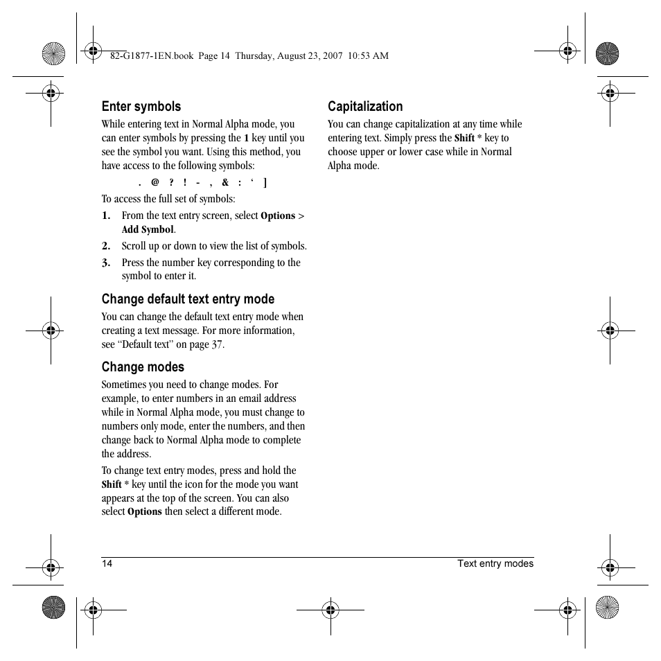 Kyocera Deco E1000 User Manual | Page 22 / 80