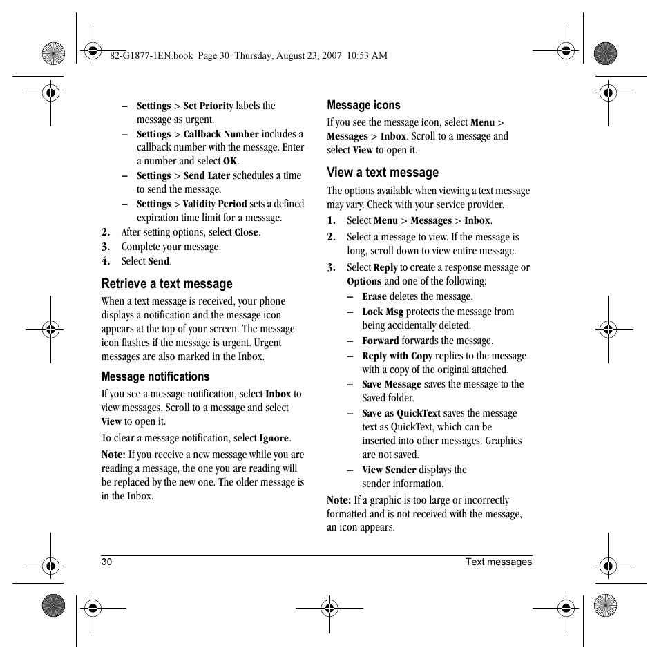 Kyocera Deco E1000 User Manual | Page 38 / 80