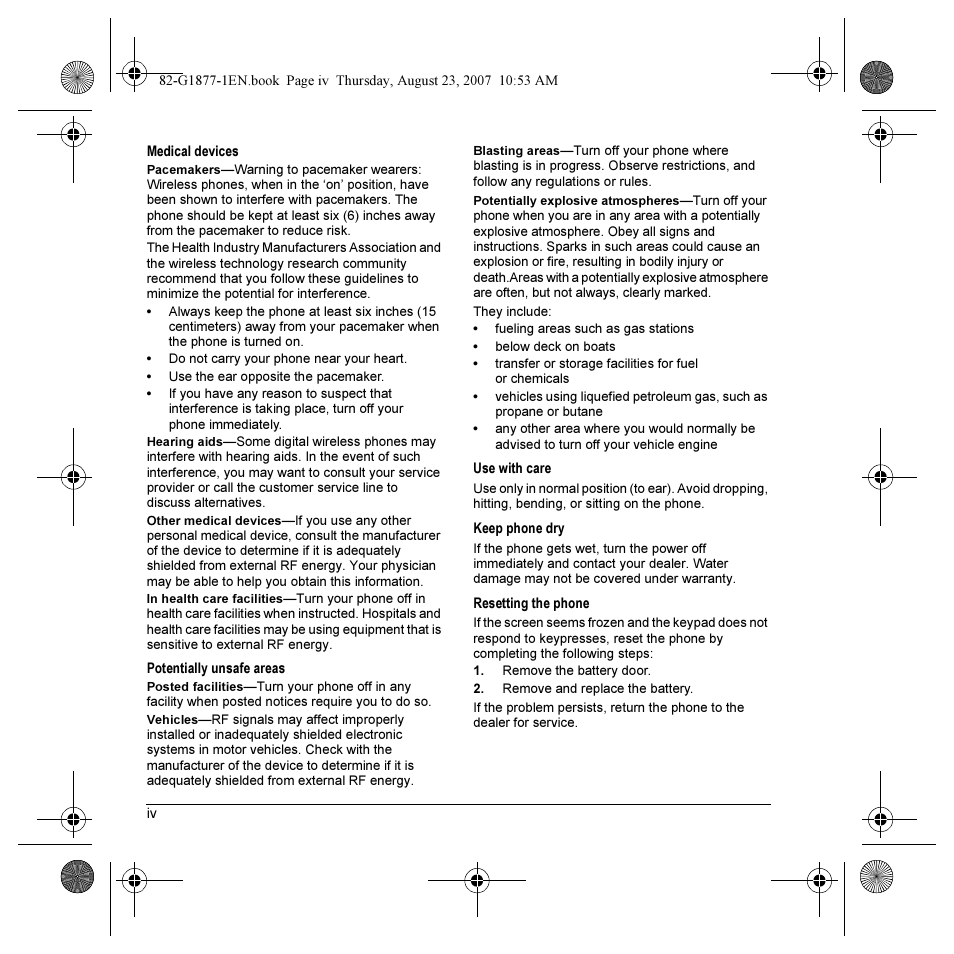Kyocera Deco E1000 User Manual | Page 4 / 80