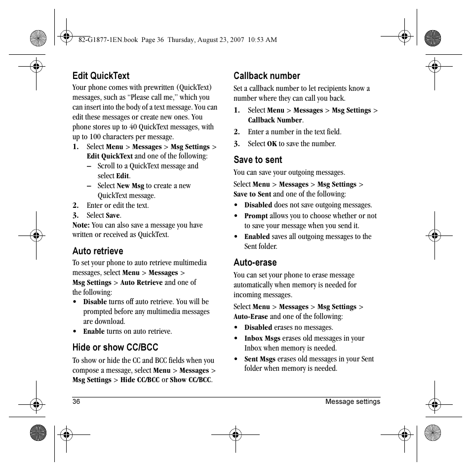 Kyocera Deco E1000 User Manual | Page 44 / 80