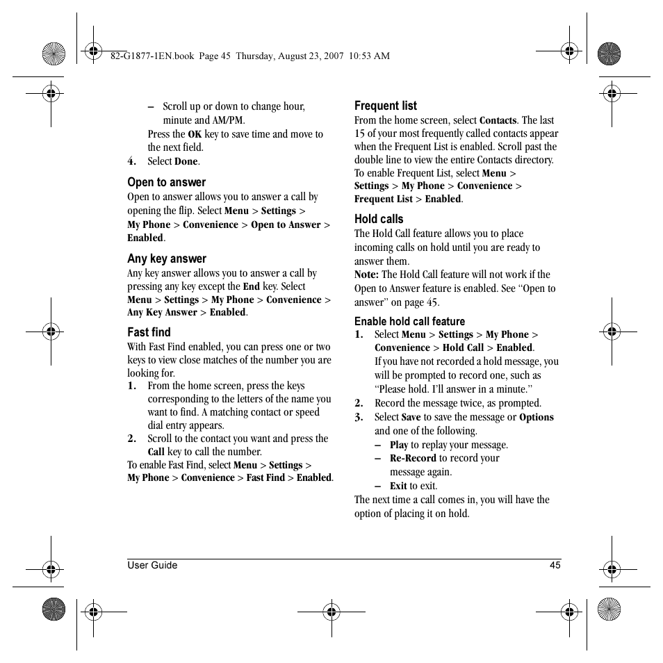 Kyocera Deco E1000 User Manual | Page 53 / 80