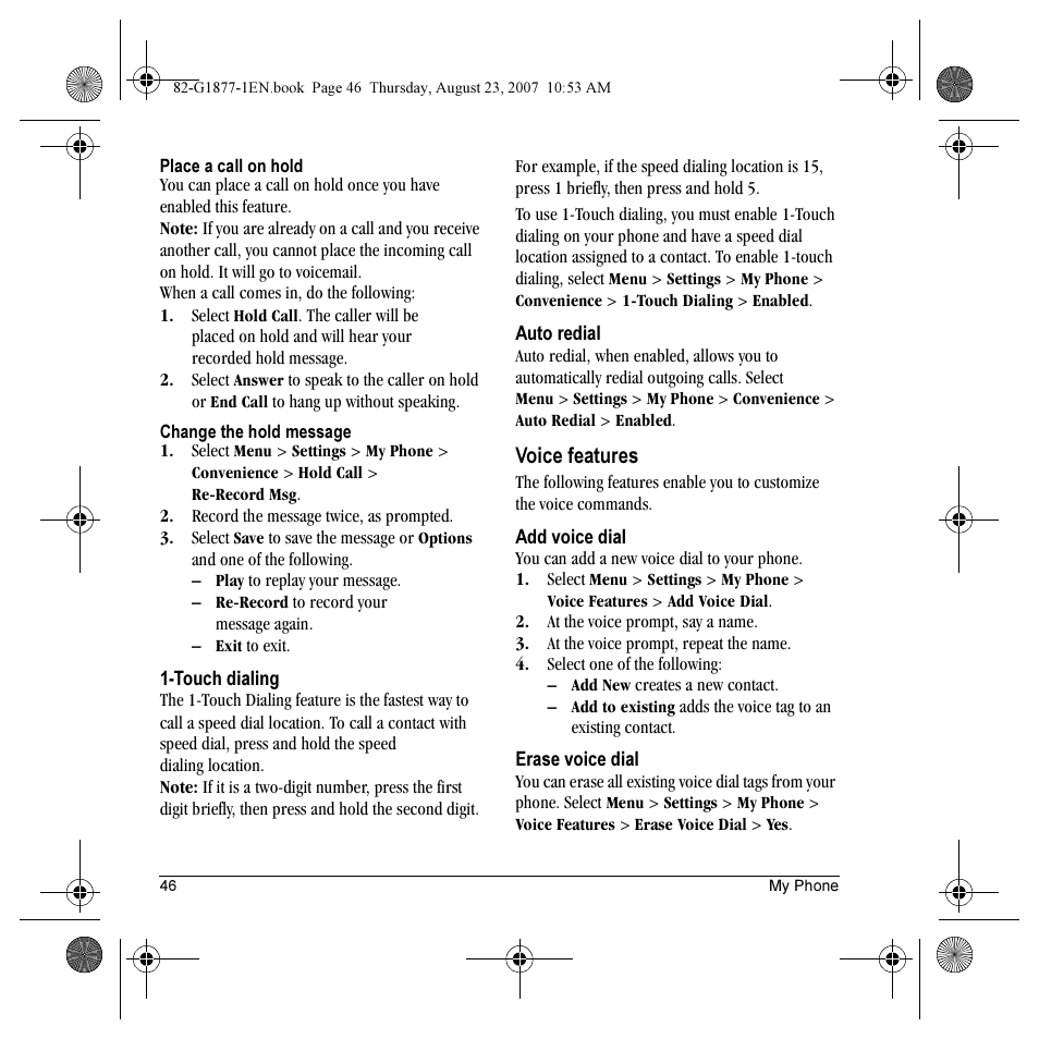 Kyocera Deco E1000 User Manual | Page 54 / 80