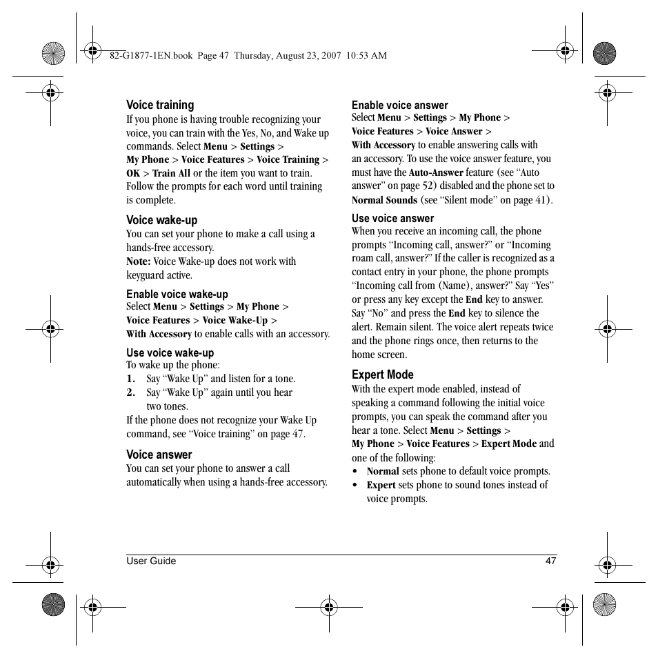 Kyocera Deco E1000 User Manual | Page 55 / 80