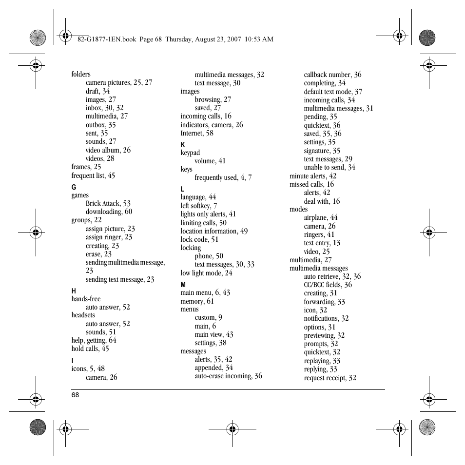 Kyocera Deco E1000 User Manual | Page 76 / 80