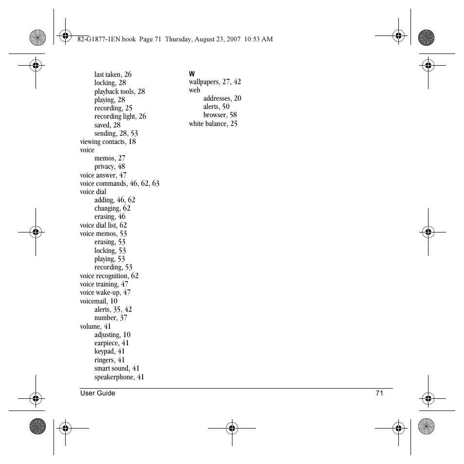 Kyocera Deco E1000 User Manual | Page 79 / 80