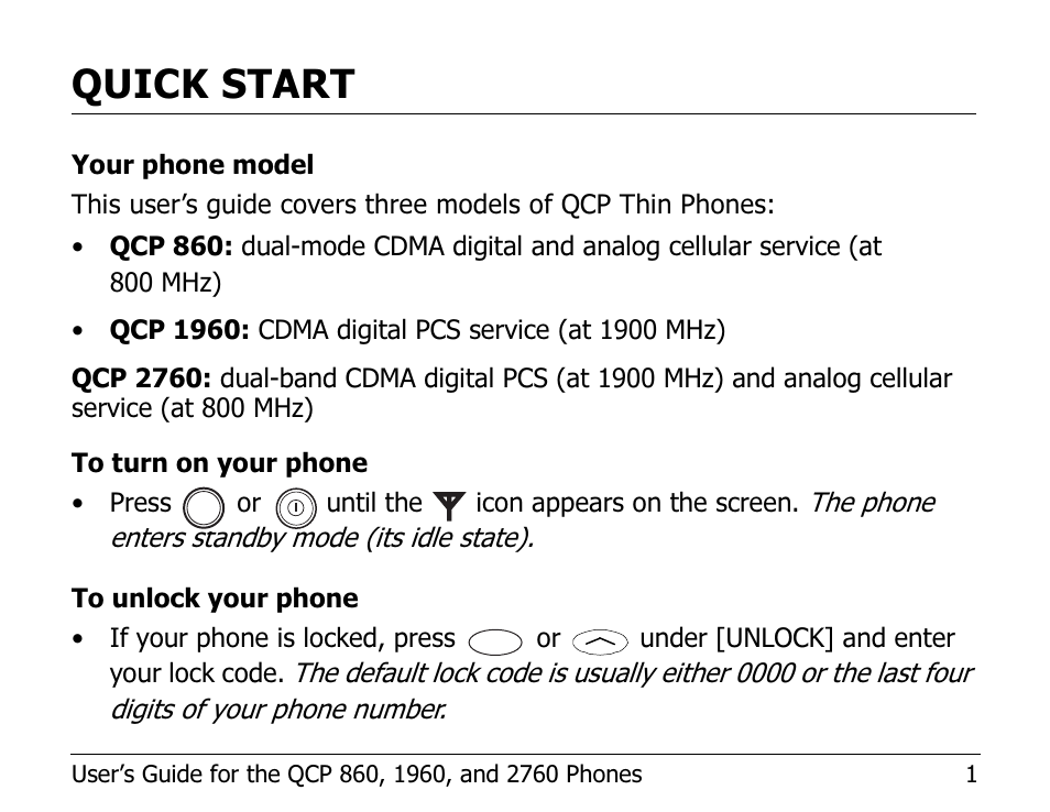 Quick start | Kyocera EN User Manual | Page 11 / 105