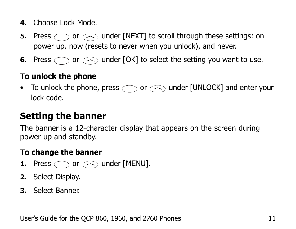 Setting the banner | Kyocera EN User Manual | Page 21 / 105