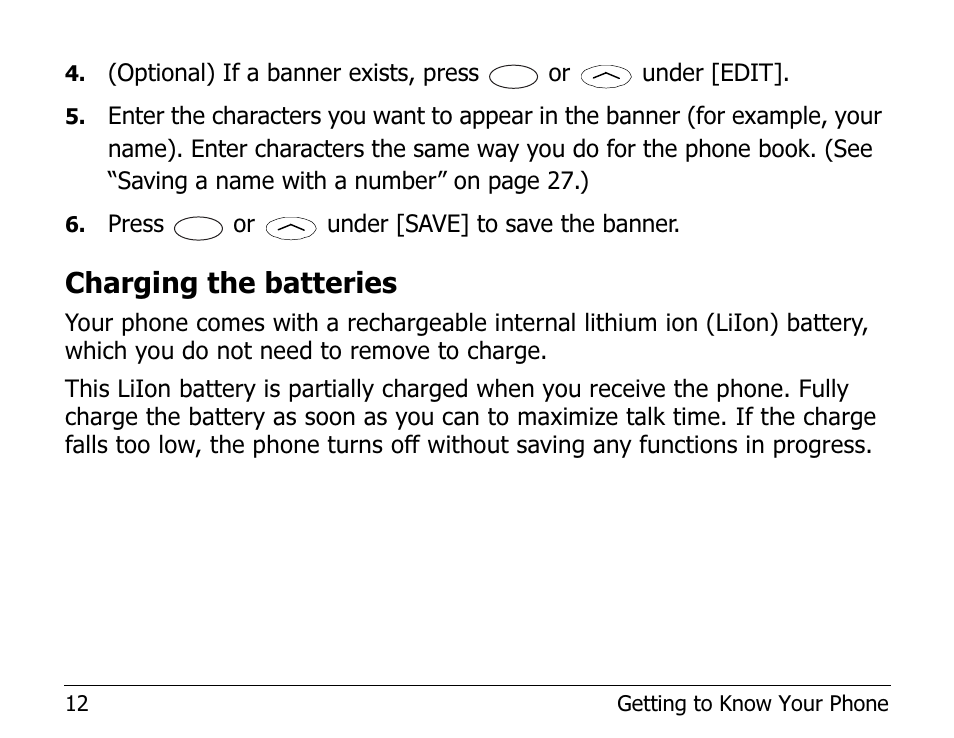 Charging the batteries | Kyocera EN User Manual | Page 22 / 105