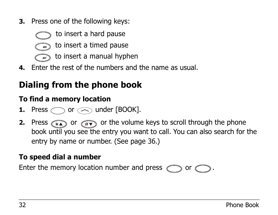 Dialing from the phone book | Kyocera EN User Manual | Page 42 / 105