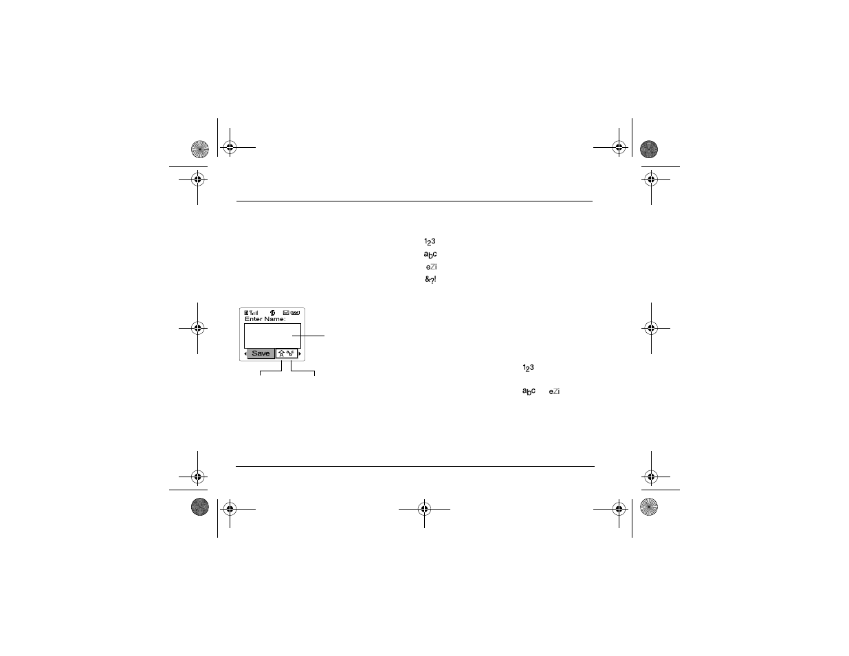 4 entering letters, numbers, and symbols, Understanding text entry screens, Text entry modes | Entering letters, numbers, and symbols . 24, Understanding text entry screens text entry modes | Kyocera 3250 User Manual | Page 32 / 78