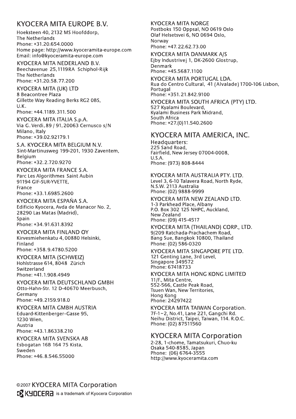 Kyocera 2160 User Manual | Page 19 / 20