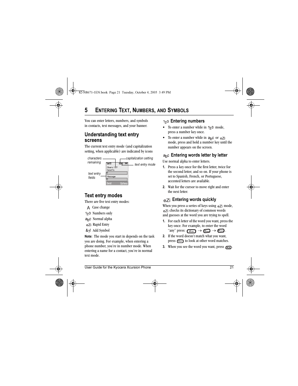 Kyocera Xcursion KX160B User Manual | Page 27 / 72