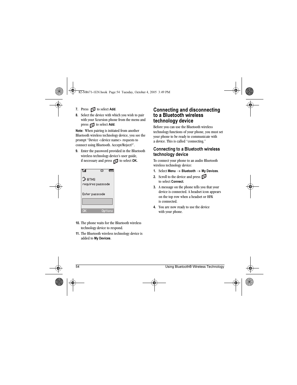 Kyocera Xcursion KX160B User Manual | Page 60 / 72