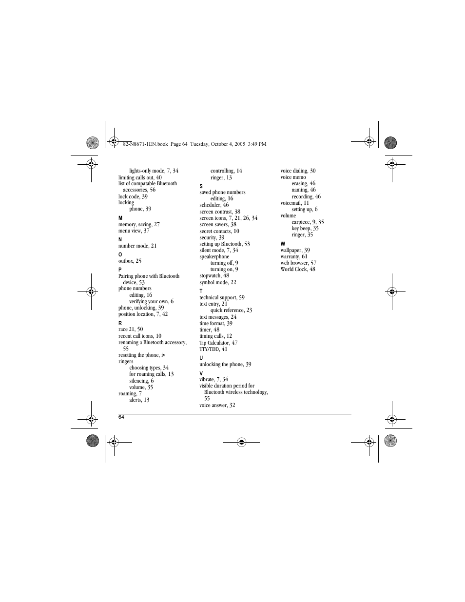 Kyocera Xcursion KX160B User Manual | Page 70 / 72