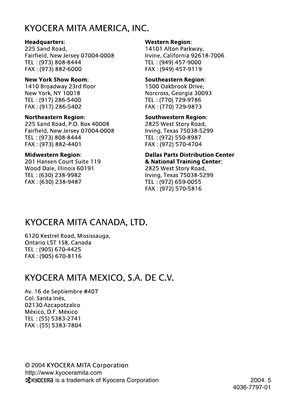 Kyocera KM-C2230 User Manual | Page 150 / 150