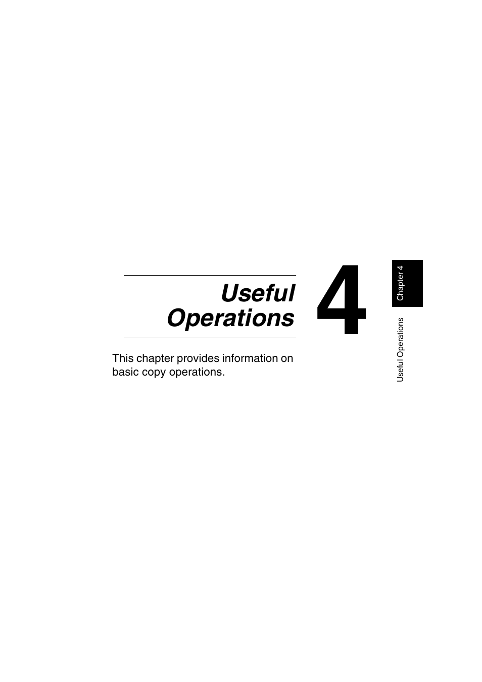 4 useful operations, Useful operations | Kyocera KM-C2230 User Manual | Page 64 / 150