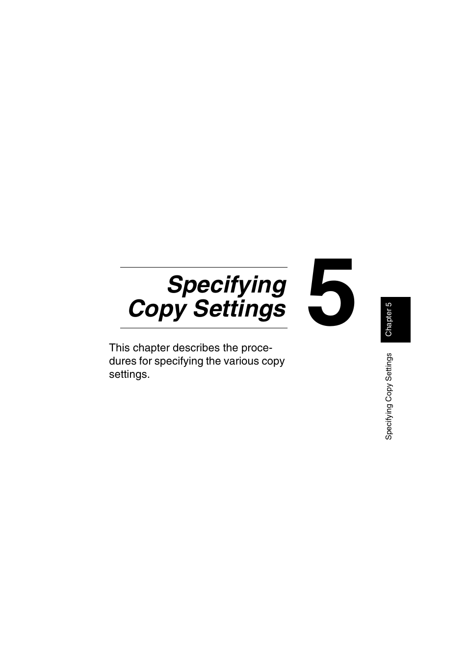 5 specifying copy settings, Specifying copy settings | Kyocera KM-C2230 User Manual | Page 80 / 150