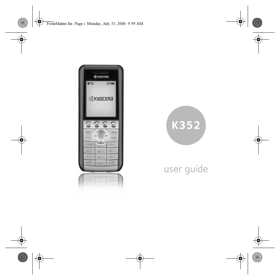 Kyocera K352 User Manual | 64 pages