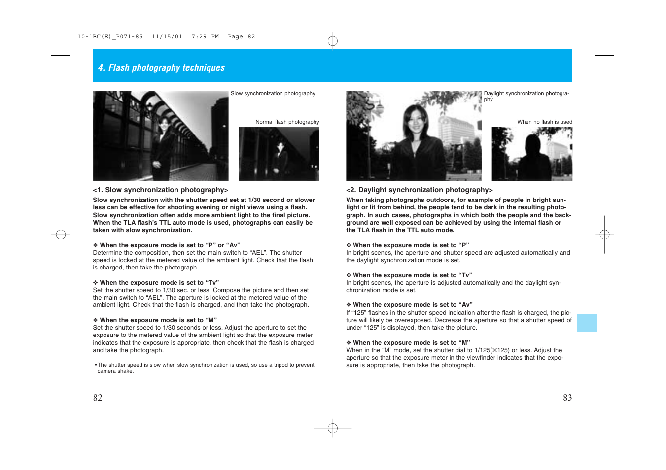 Flash photography techniques | Kyocera Contax NX User Manual | Page 48 / 61