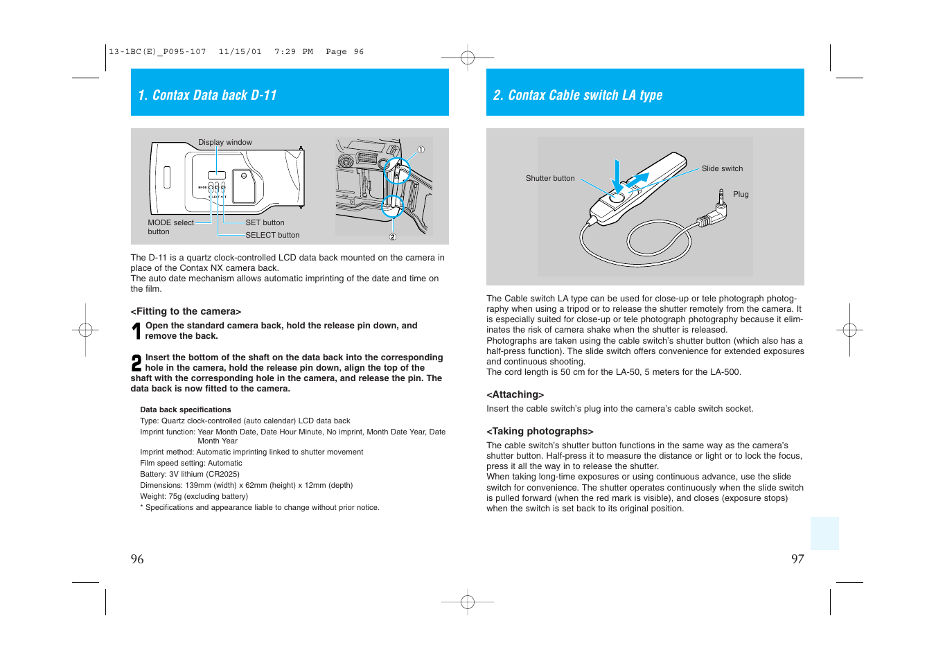 Kyocera Contax NX User Manual | Page 56 / 61