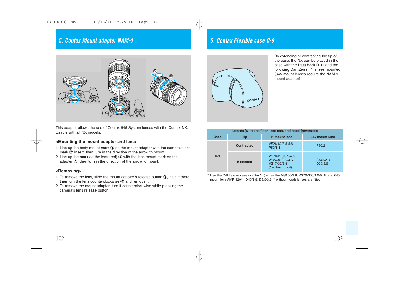 Kyocera Contax NX User Manual | Page 59 / 61