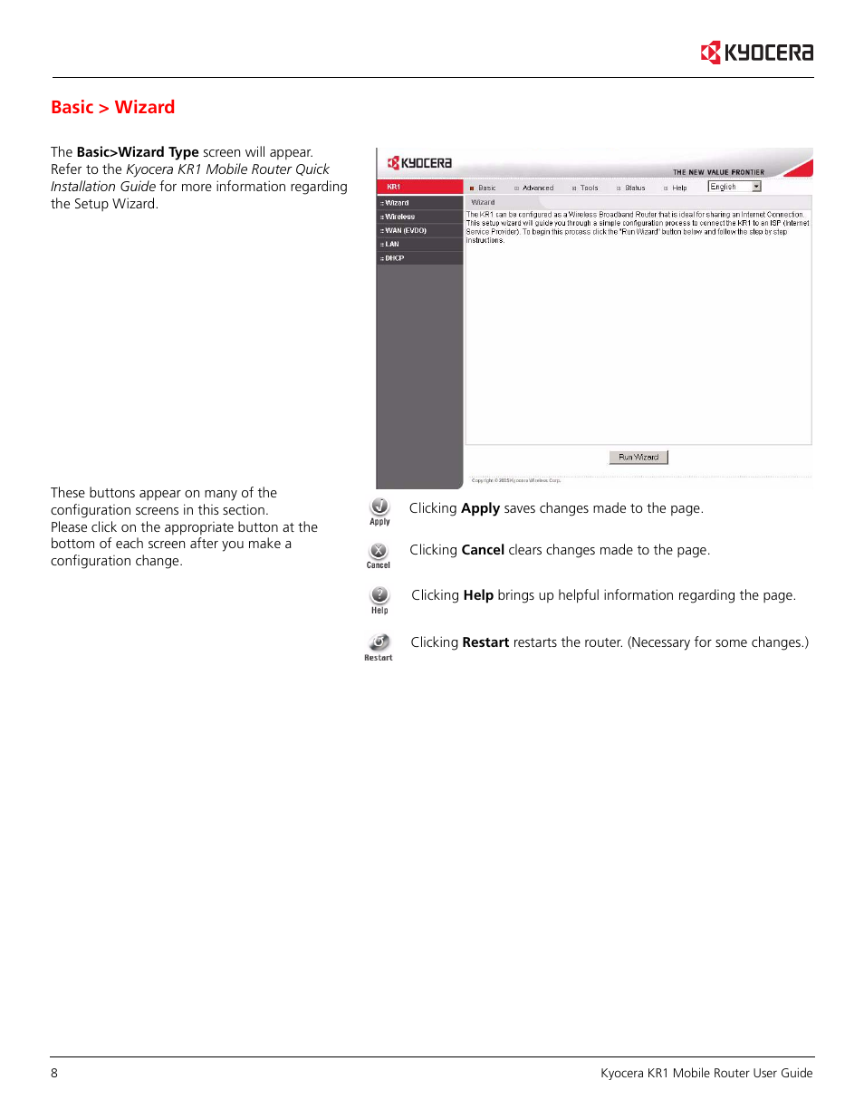 Basic > wizard | Kyocera KR1 User Manual | Page 12 / 52