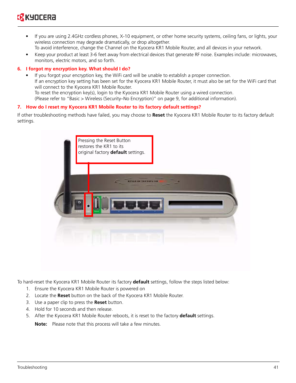 Kyocera KR1 User Manual | Page 45 / 52