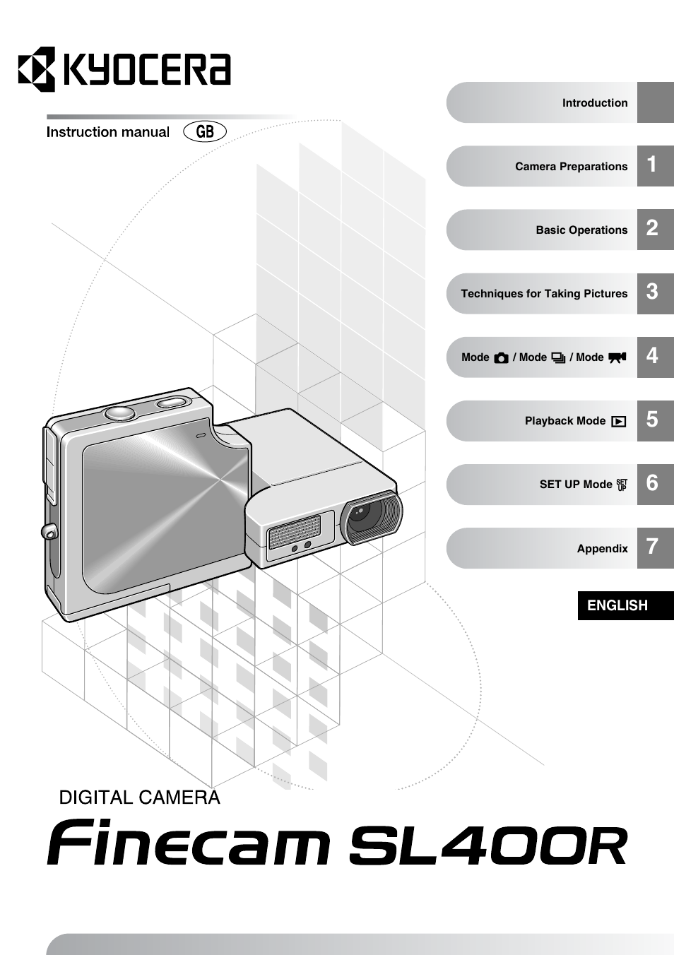 Kyocera Finecam SL400R User Manual | 134 pages