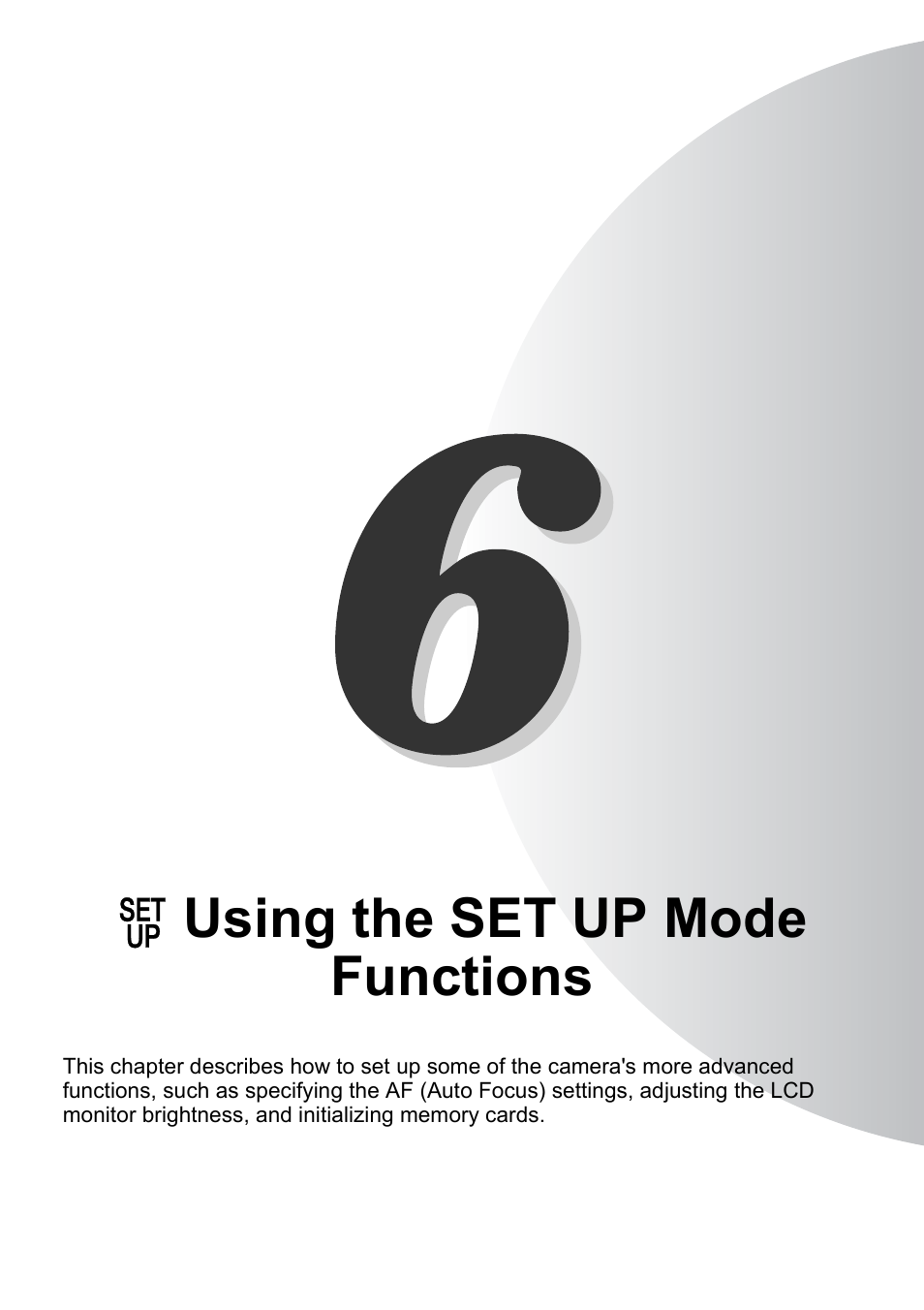 Using the set up mode functions | Kyocera Finecam SL400R User Manual | Page 109 / 134