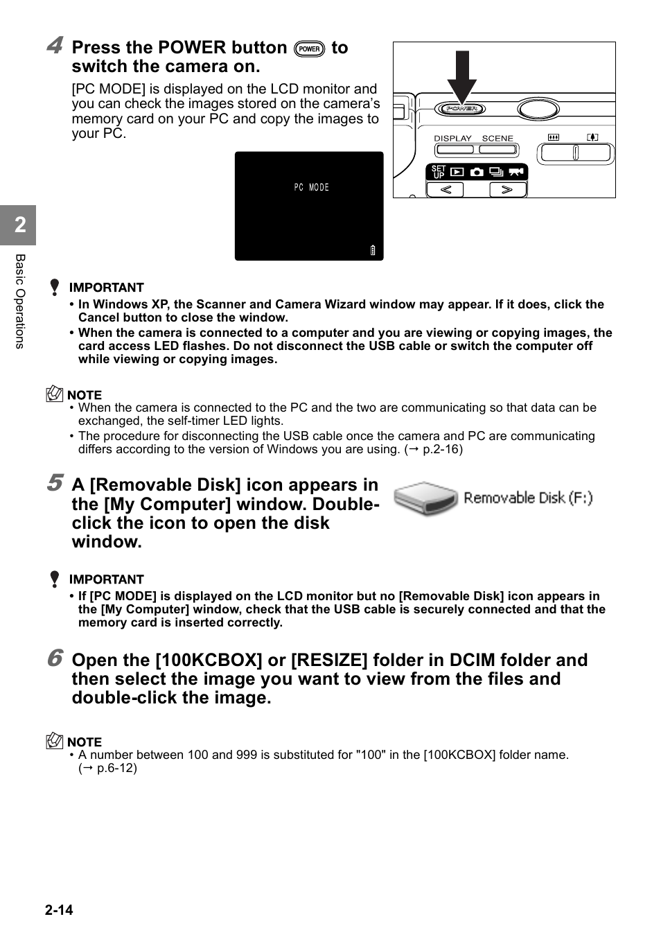 Press the power button | Kyocera Finecam SL400R User Manual | Page 38 / 134
