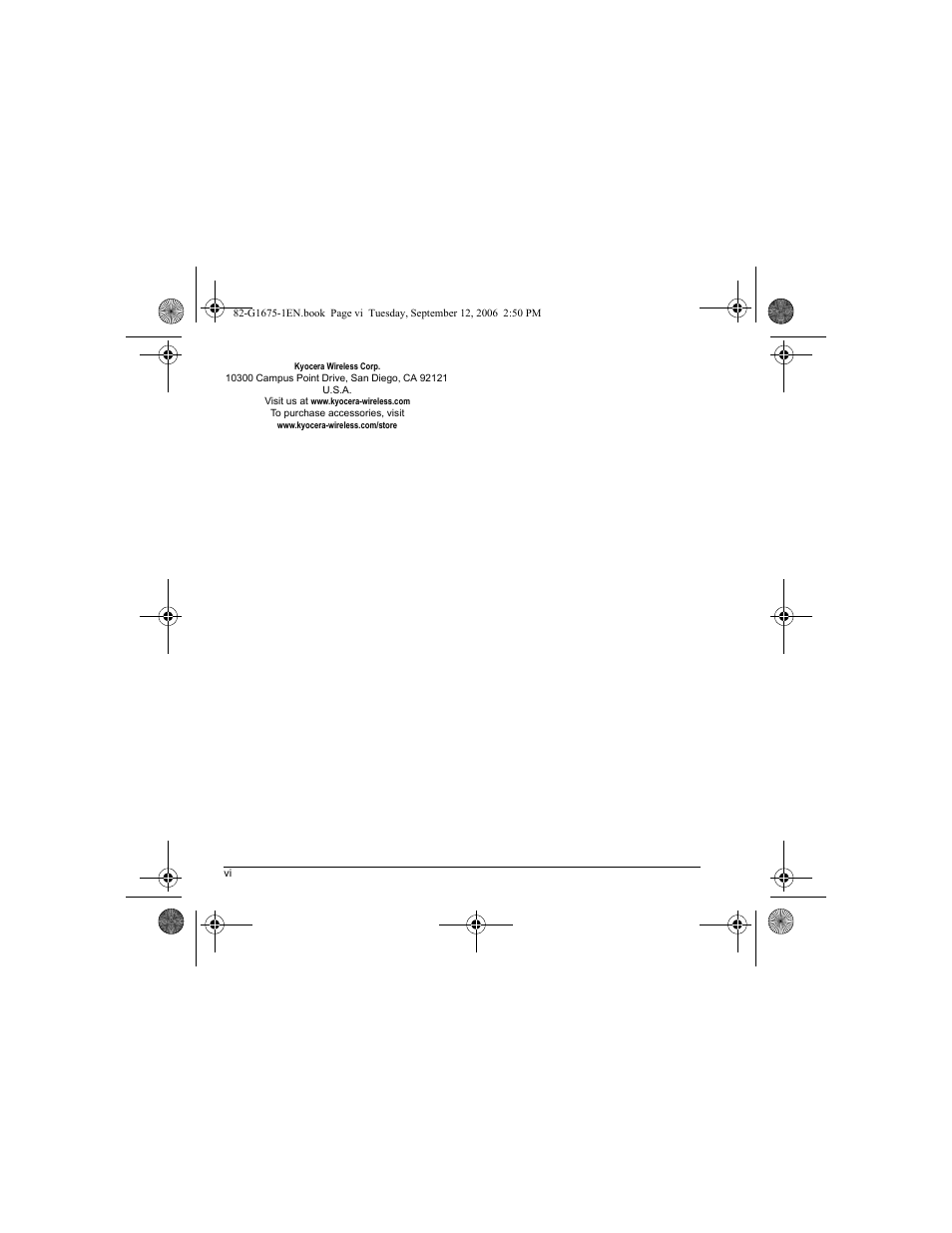 Kyocera K122 User Manual | Page 6 / 48