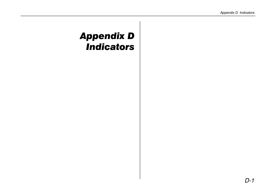 Appendix d indicators | Kyocera FS-600 User Manual | Page 137 / 144