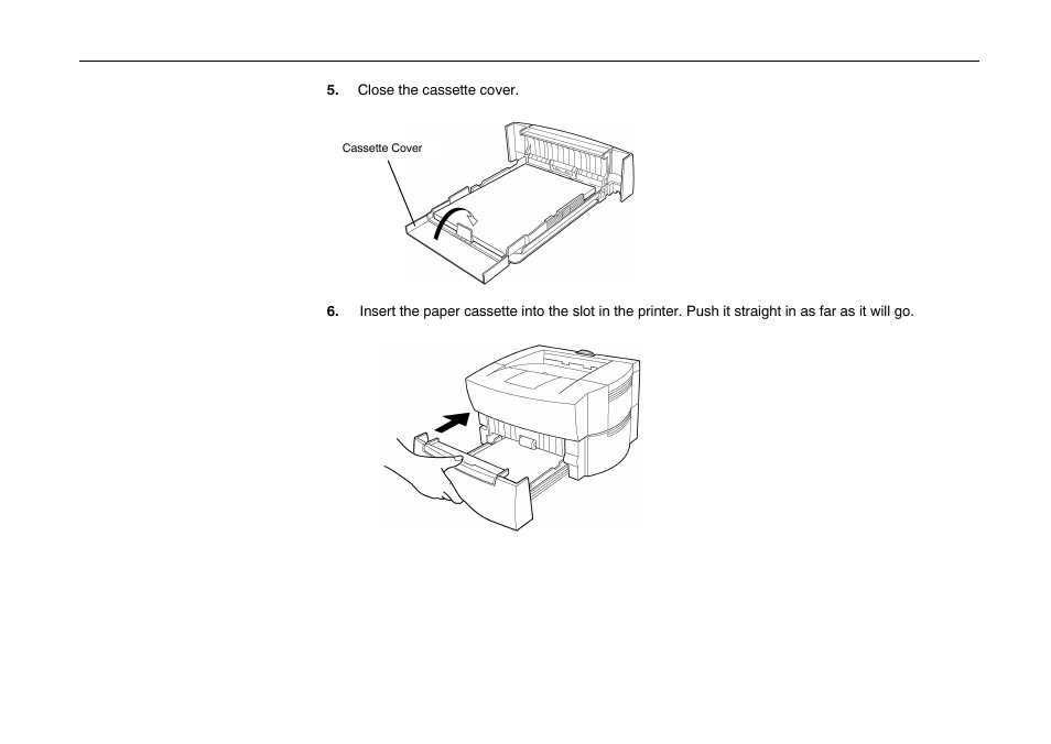 Open the paper stopper on the face-down tray | Kyocera FS-600 User Manual | Page 41 / 144
