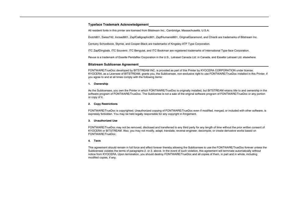Kyocera FS-600 User Manual | Page 5 / 144