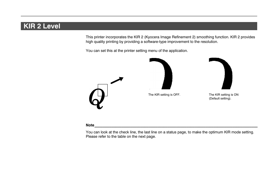 Kir2 level -5, Kir 2 level | Kyocera FS-600 User Manual | Page 66 / 144