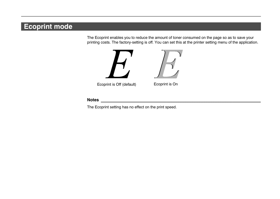 Ecoprint mode, Ecoprint mode -7 | Kyocera FS-600 User Manual | Page 68 / 144
