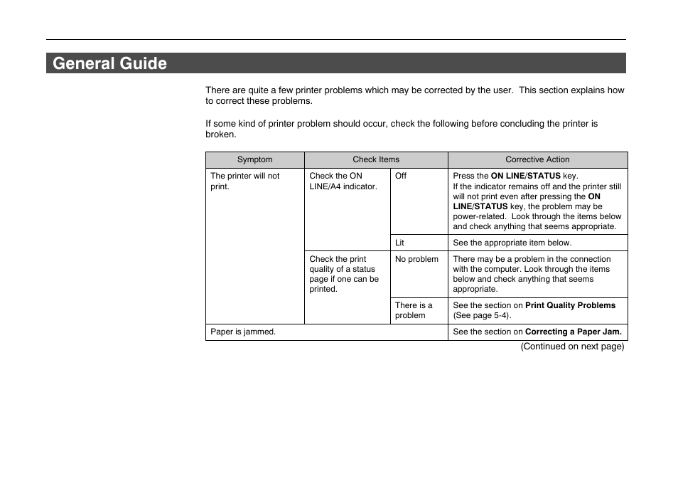 General guide, General guide -2 | Kyocera FS-600 User Manual | Page 93 / 144
