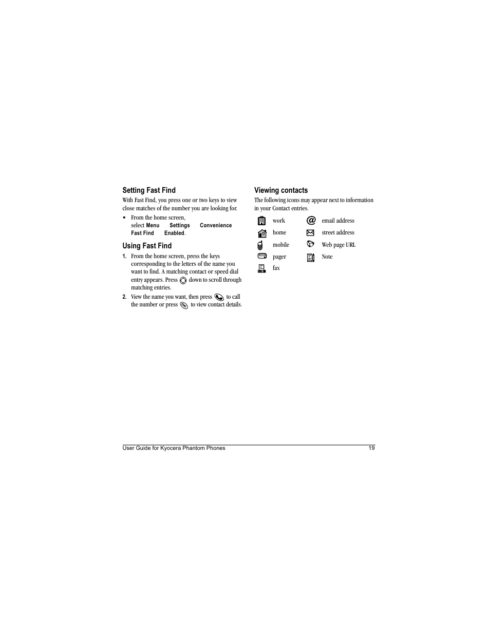 Kyocera Phantom TXLCC10042B User Manual | Page 27 / 60
