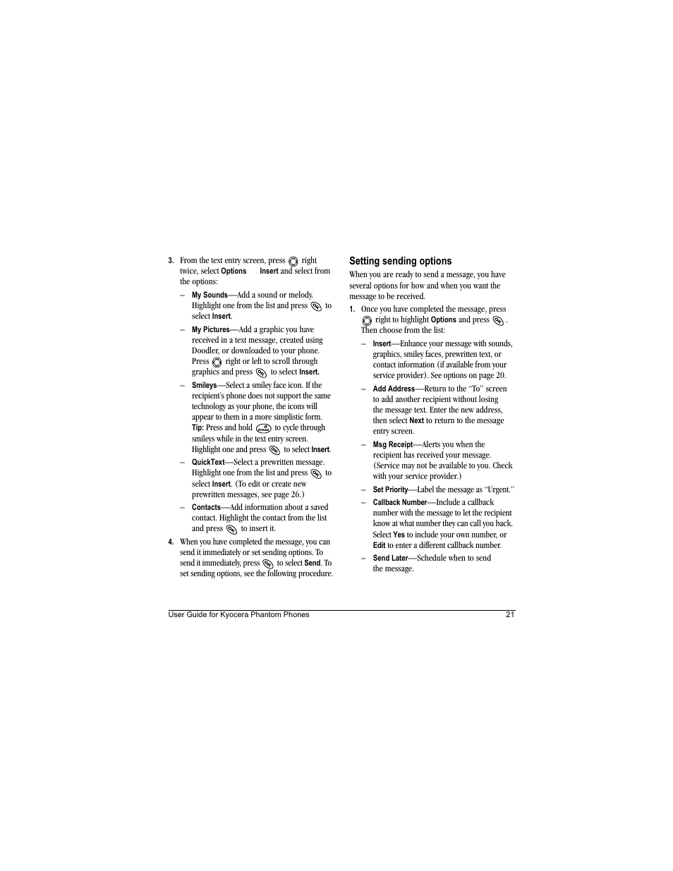 Kyocera Phantom TXLCC10042B User Manual | Page 29 / 60