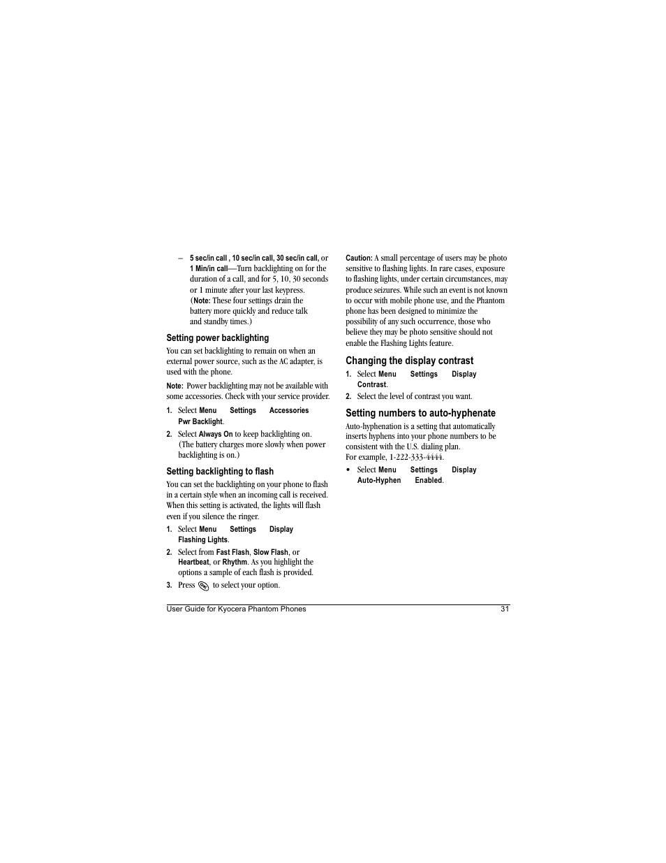 Kyocera Phantom TXLCC10042B User Manual | Page 39 / 60
