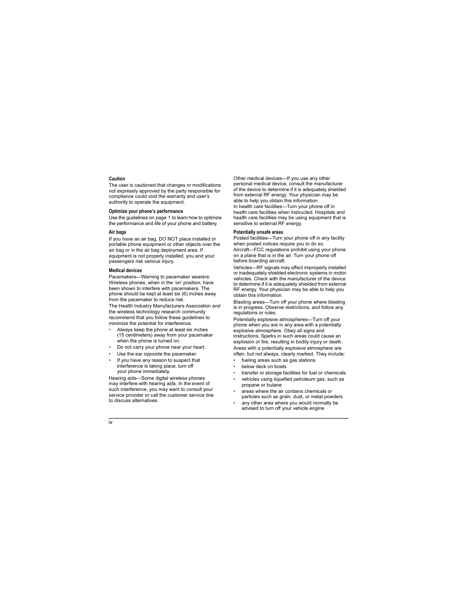 Kyocera Phantom TXLCC10042B User Manual | Page 4 / 60